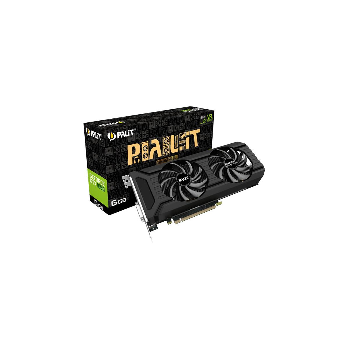 Palit GeForce GTX 1060 GamingPro OC Joins 6GB GDDR5X Bandwagon
