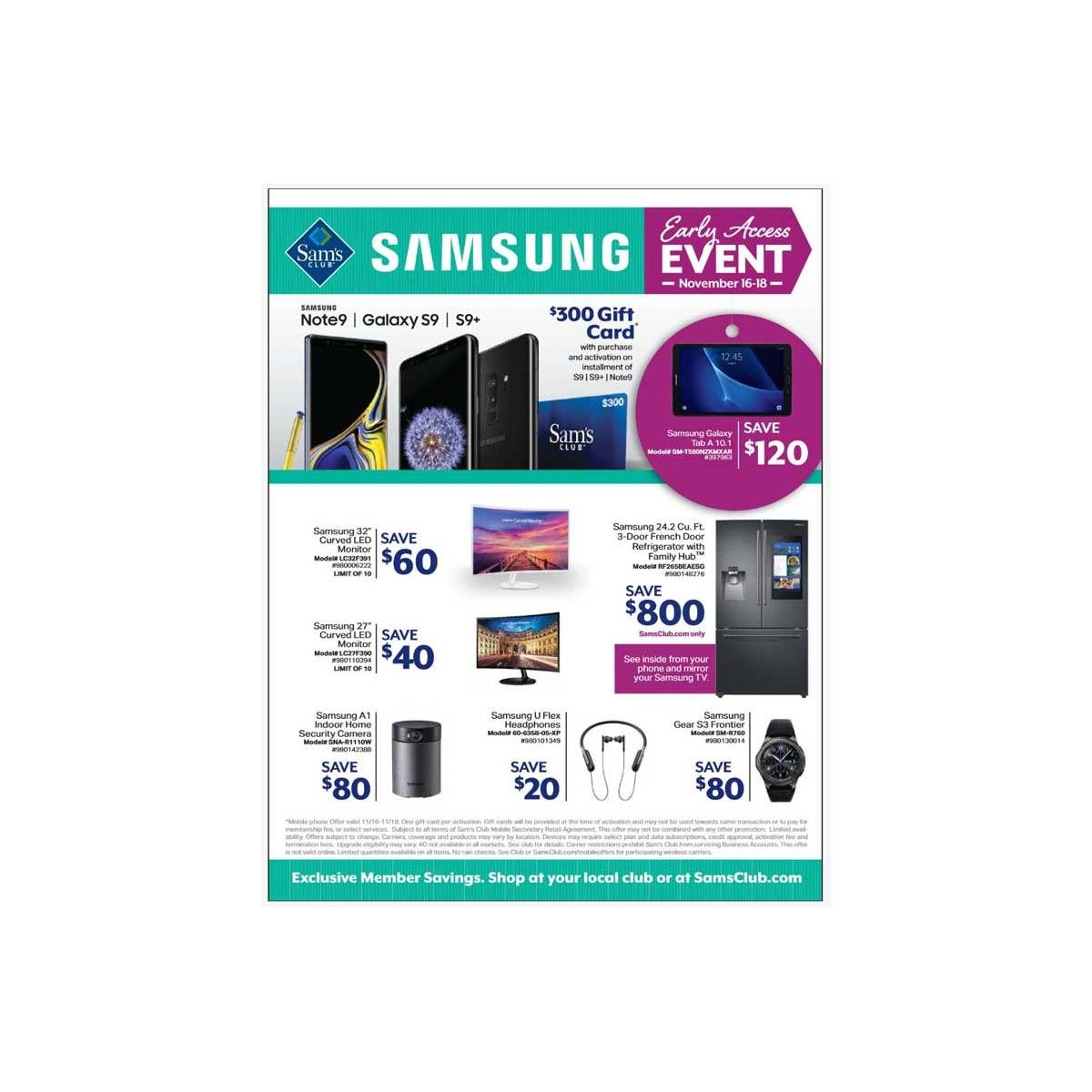 Sam s Club Samsung Early Access Event Is Live With Big Savings