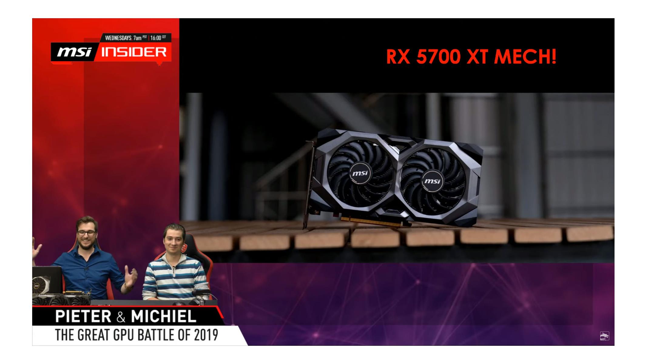 MSI Teases AMD Radeon RX 5700 Mech OC 