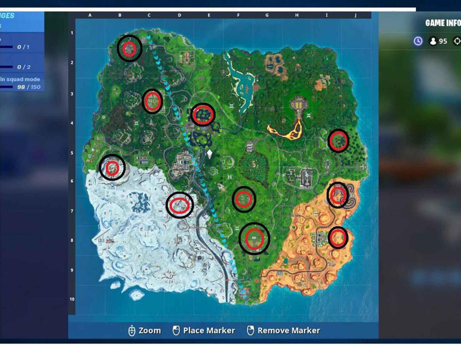 Fortnite birthday cake MAP locations - How to find ALL birthday cakes in  Fortnite | Gaming | Entertainment | Express.co.uk