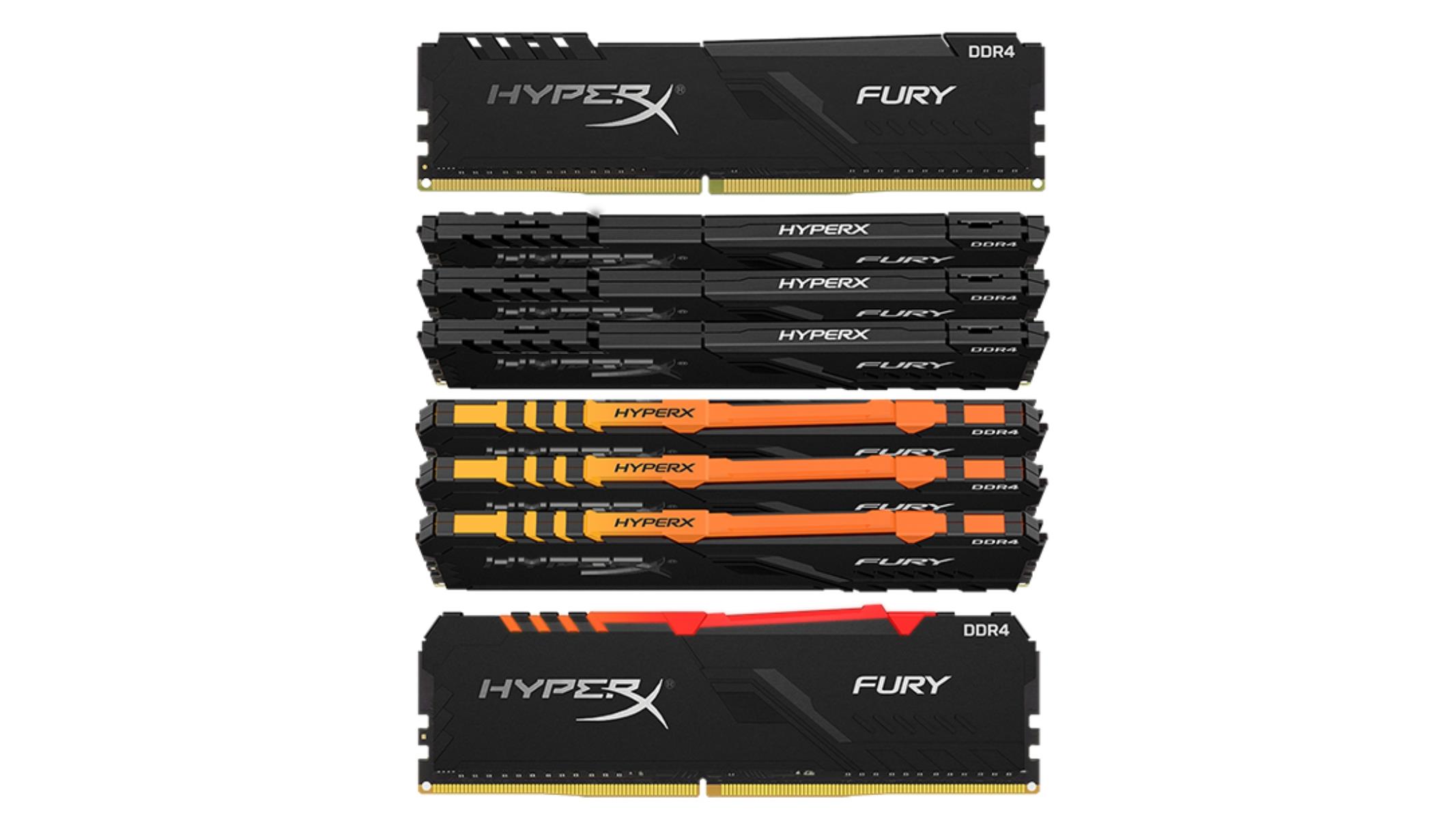 minor Allergy deepen HyperX Fury DDR4 RGB Modules Deliver 3466MHz Speeds For AMD Zen 2 And Intel  Platforms | HotHardware
