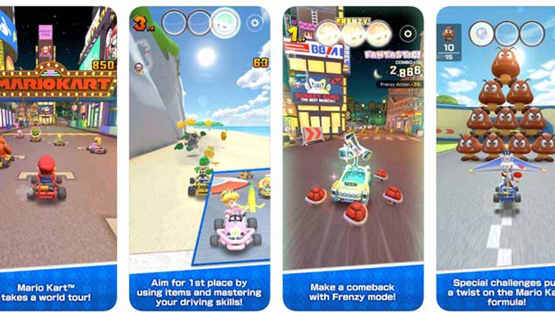 Mario Kart Tour' Launches on Android, iOS With $4.99 Gold Pass Subscription