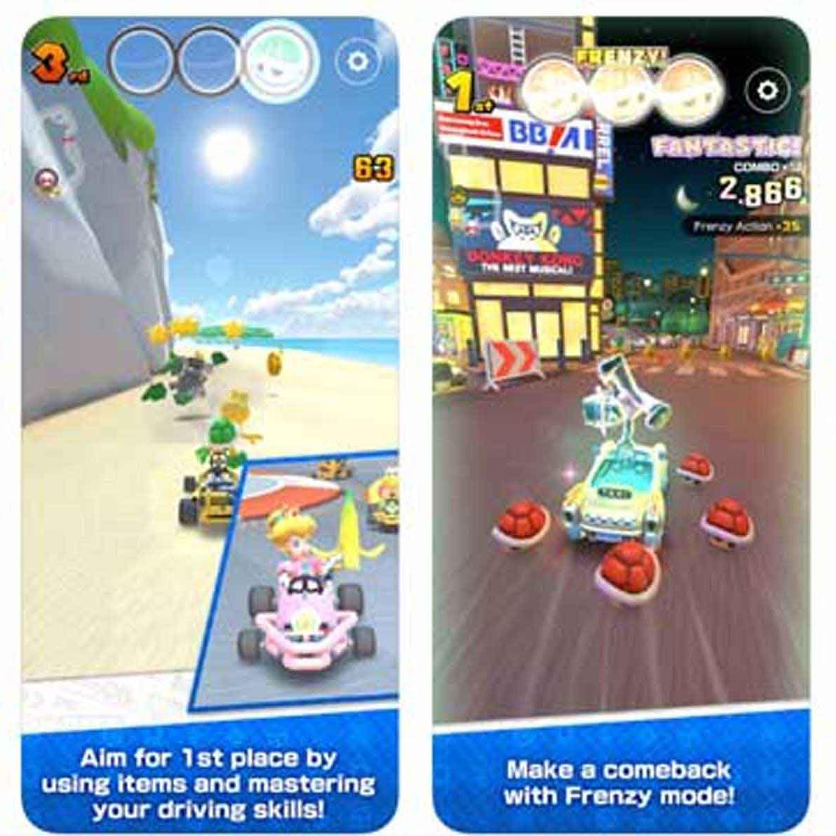 Mario Kart Tour' Launches on Android, iOS With $4.99 Gold Pass Subscription