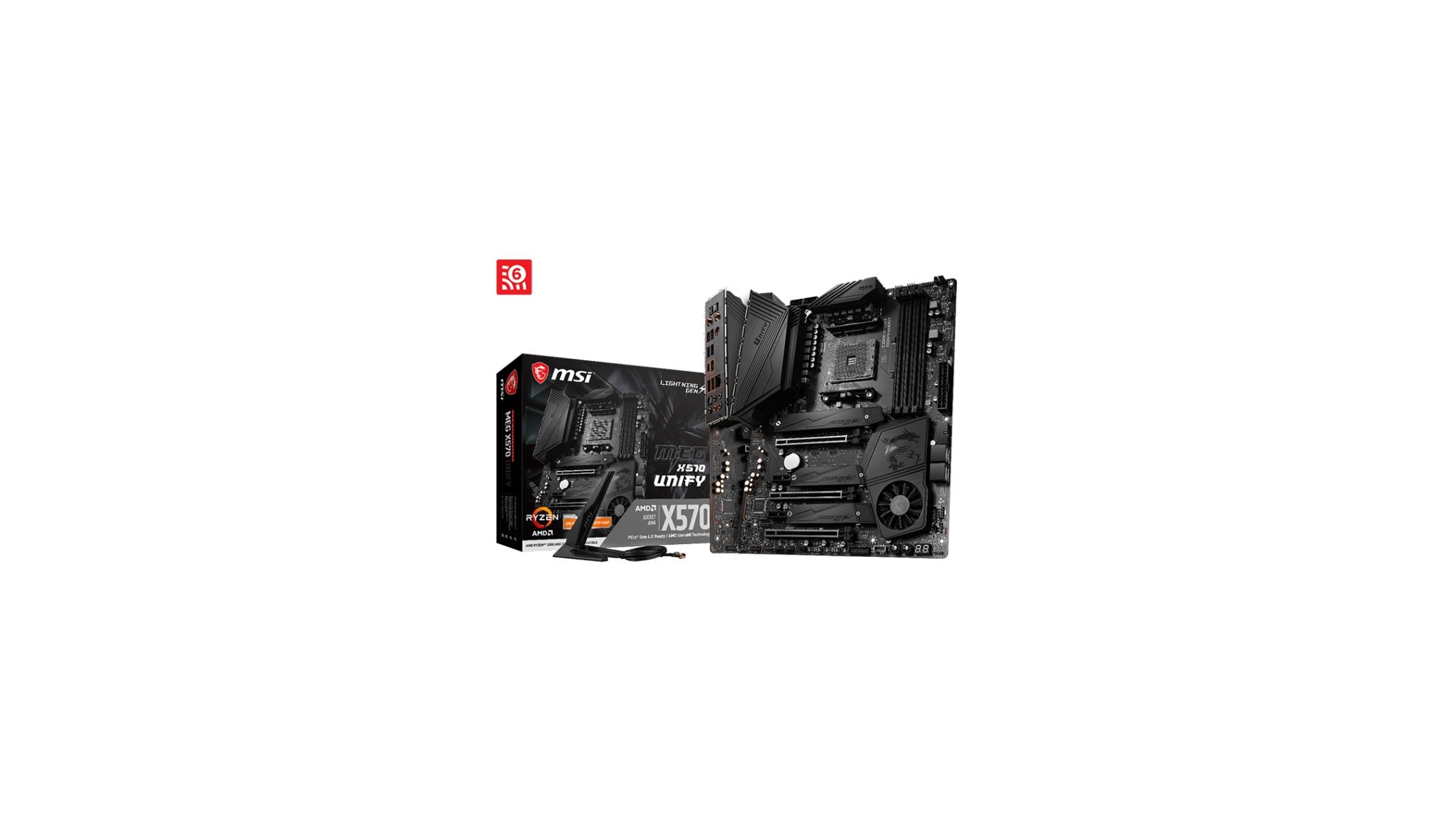 MSI Launches MEG X570 Unify Gaming Motherboard, Pushes Ryzen 9