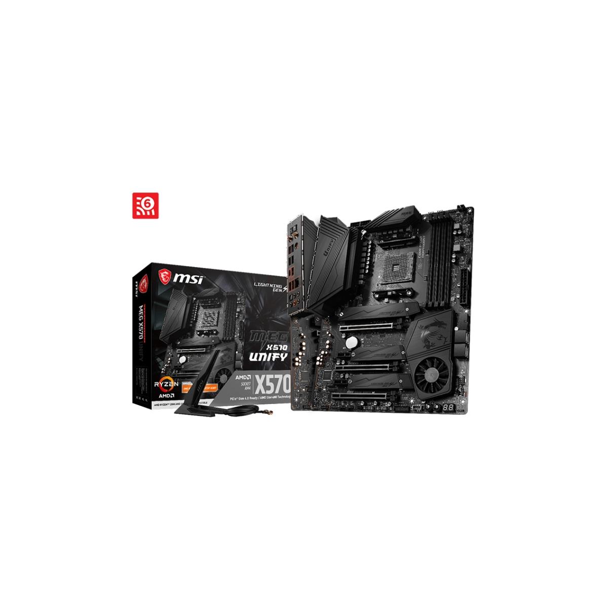 MSI Launches MEG X570 Unify Gaming Motherboard, Pushes Ryzen 9