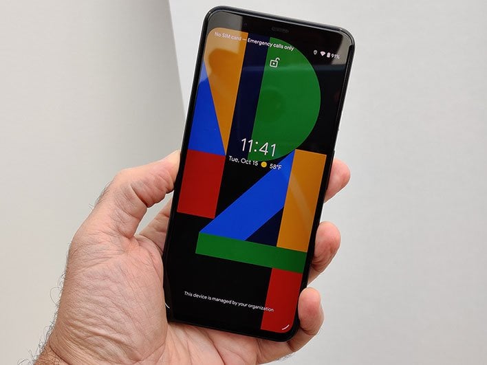 google pixel 4 xl front