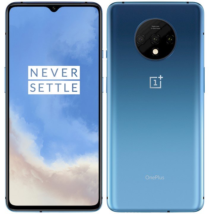 oneplus 7t front and back