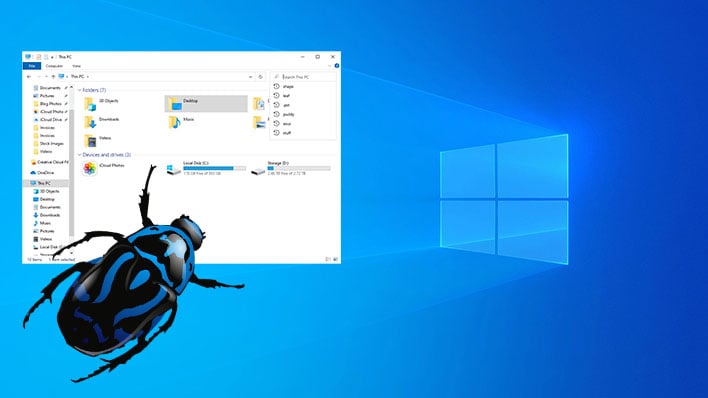 Windows 10 File Explorer Bug