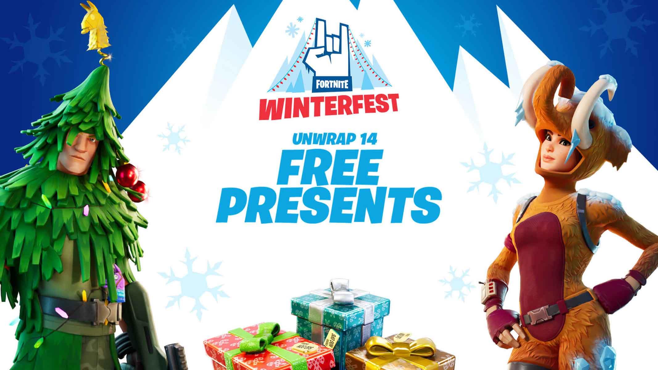 Fortnite Winterfest Begins Where To Find Ice Boxes And Get Festive Skins Hothardware