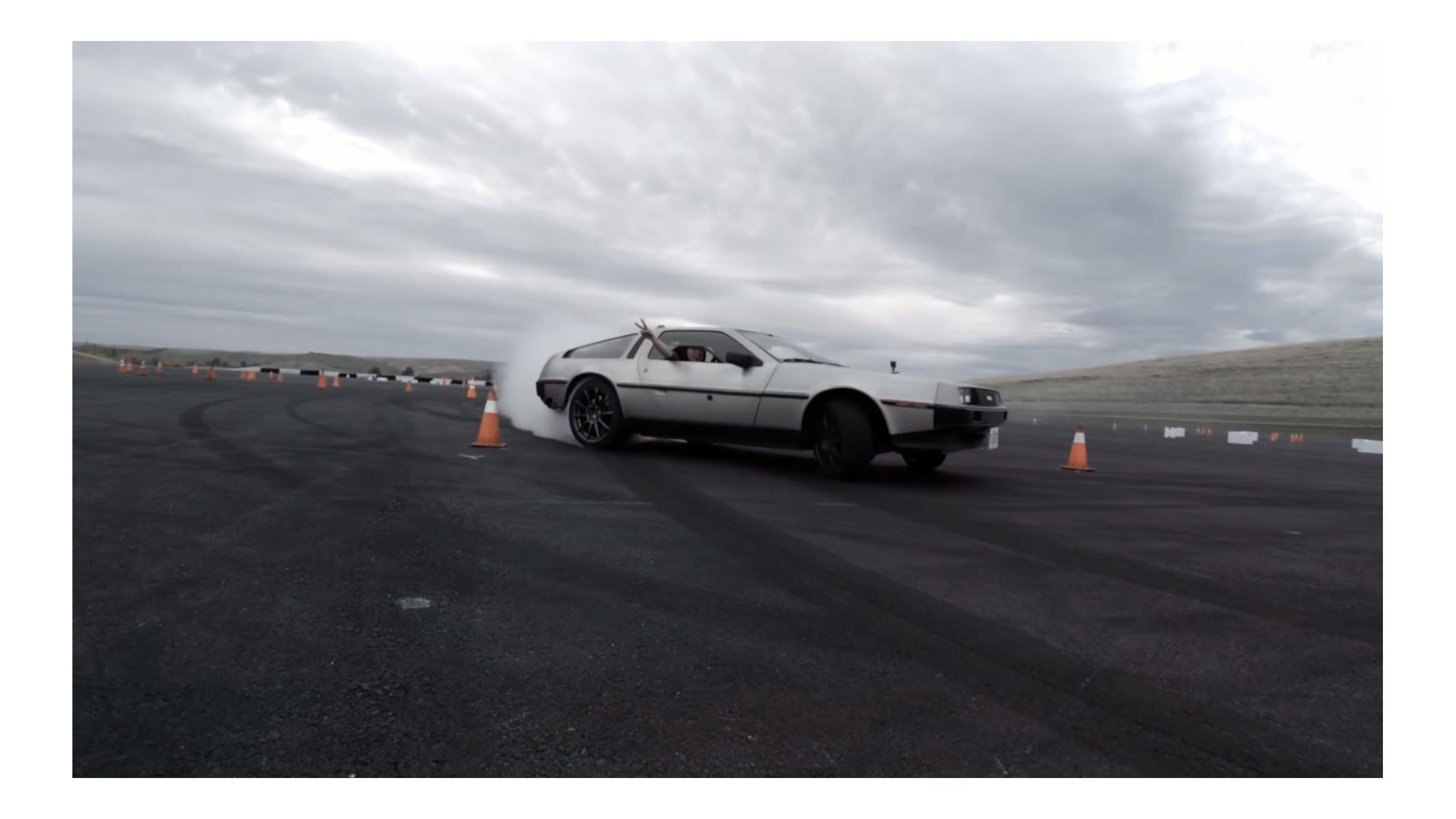 Stanford turns a DeLorean into a drifting, driverless car