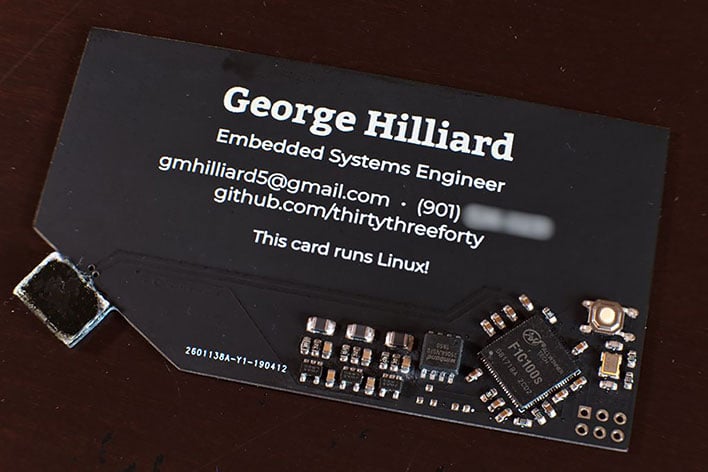 hilliard linux business card