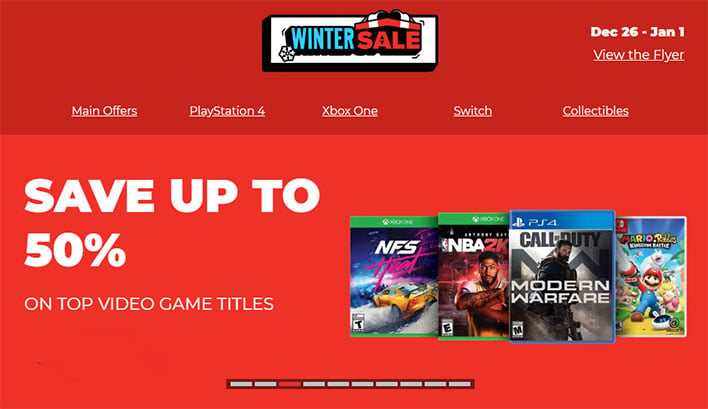GameStop Winter Sale