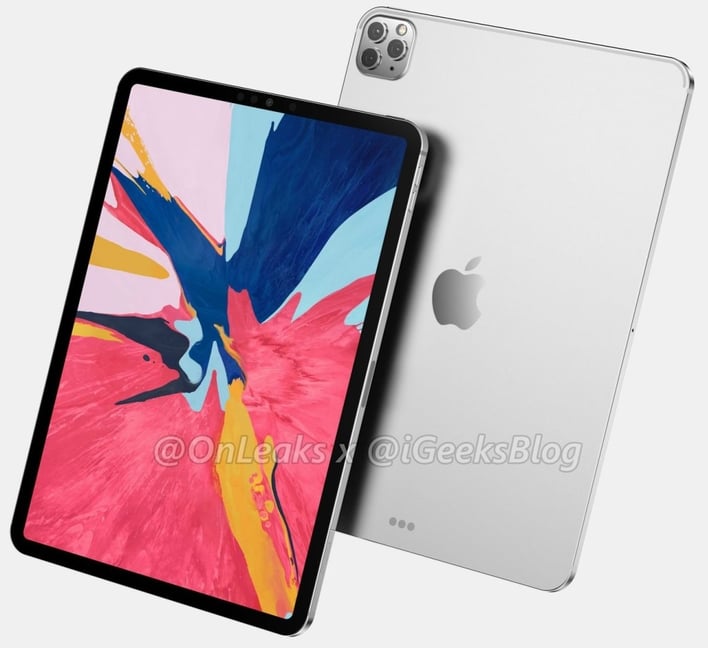 Furnace Separate Editor Apple's 2020 iPad Pro Leaks In New Renders With iPhone 11 Pro-Style Triple  Cameras | HotHardware