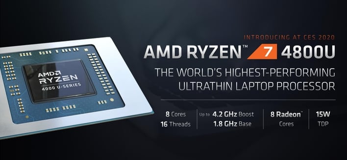 AMD Unveils Ryzen 4000 Mobile Series With Bold Performance Claims