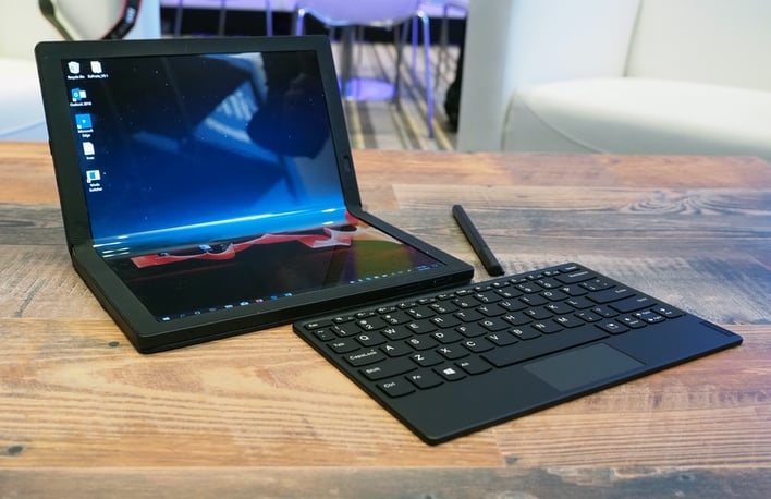 Lenovo ThinkPad X1 Fold Hands-On: The World's First Foldable 5G ...