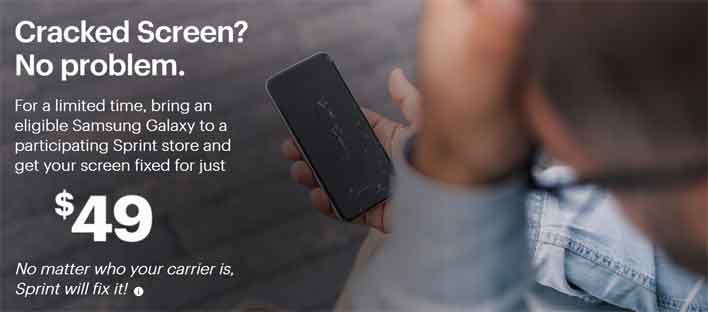 Here's Why Sprint Will Fix Your Samsung Galaxy's Broken Screen For $49