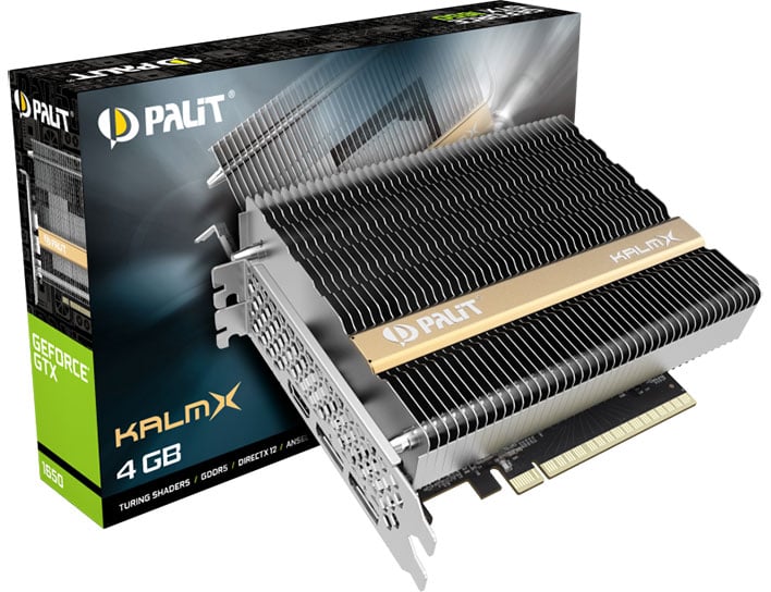 Palit GeForce GTX 1650 KalmX Embraces Sound Of Silence With Passive Cooling  | HotHardware