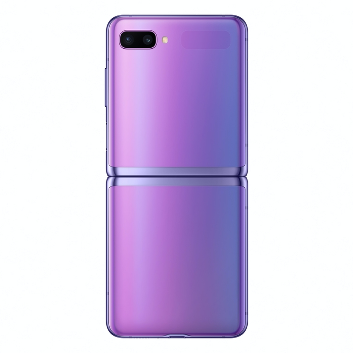 006 galaxyzflip mirror purple unfolded back