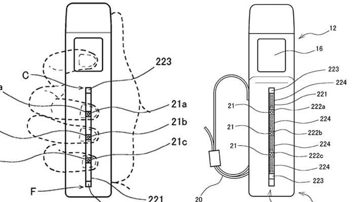 sony controller patent hand