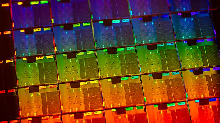 Intel 10th gen wafer