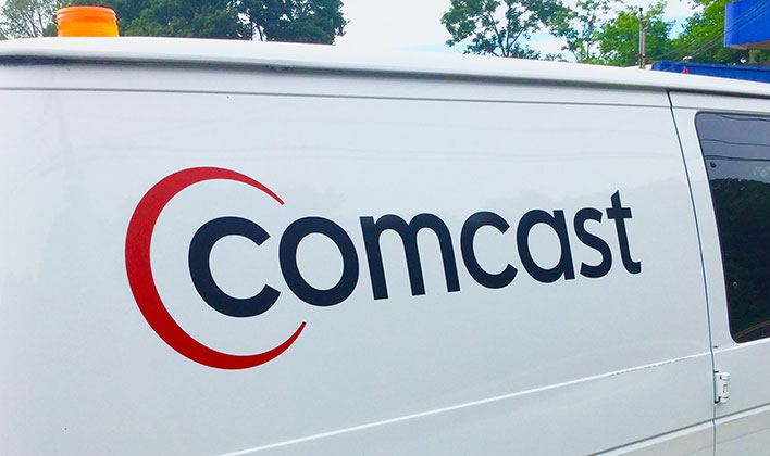 Comcast Van