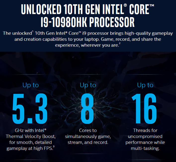 просочившийся слайд Intel