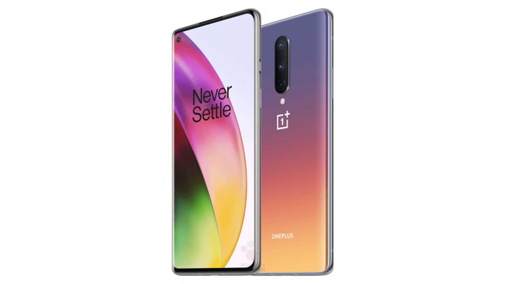 Official OnePlus 8 Renders Leak Flaunting Sweet Interstellar Glow