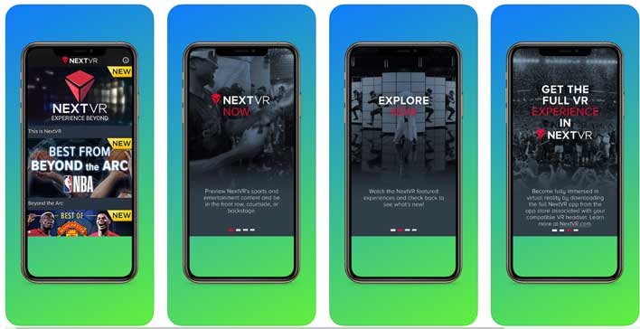 next vr app