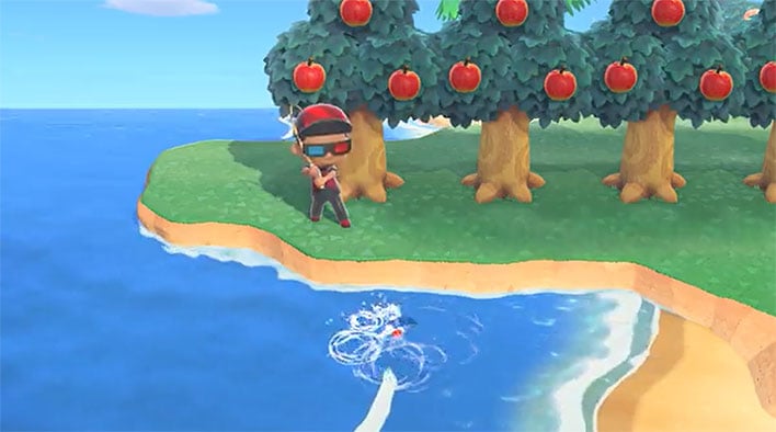 animal crossing new horizons fishing