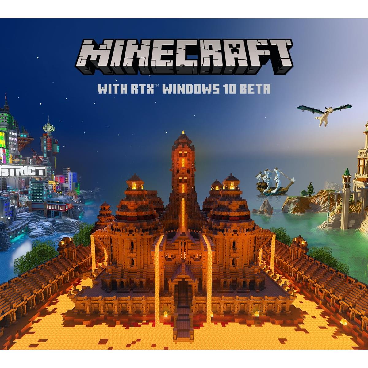 Minecraft para o Windows 10 RTX – O impacto do DLSS no Minecraft