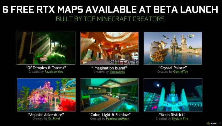 Nvidia's Minecraft RTX Beta Launches April 16
