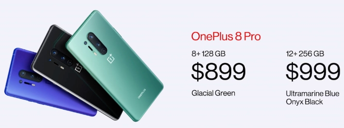 Смартфоны OnePlus 8 и OnePlus 8 Pro 5G с процессором Snapdragon 865 выпускаются по цене от 699 долларов