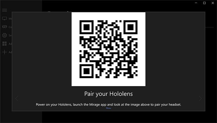 Microsoft Mirage QR Code