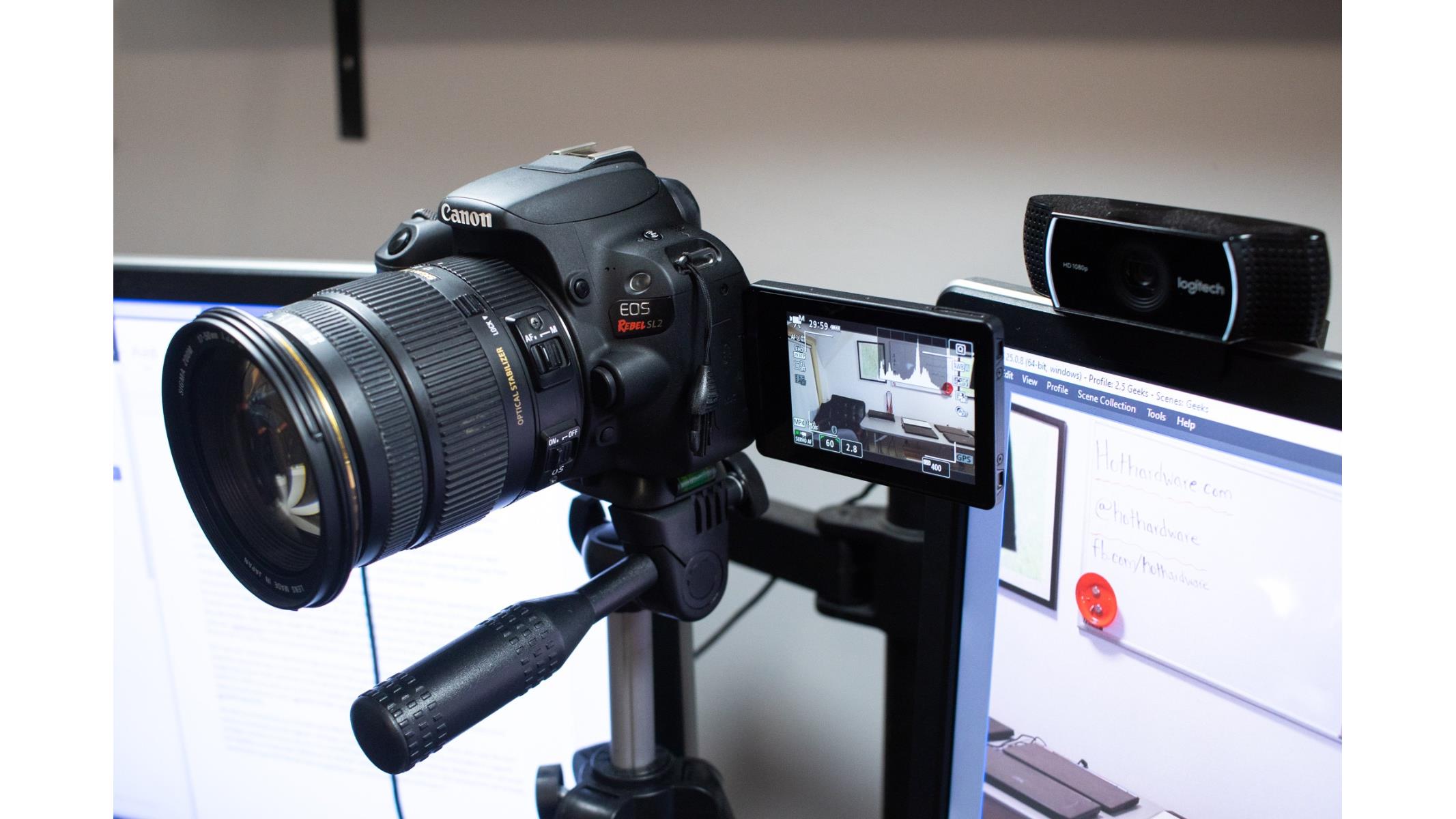 turn canon dslr into webcam