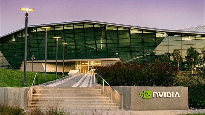 NVIDIA Endeavor building logo