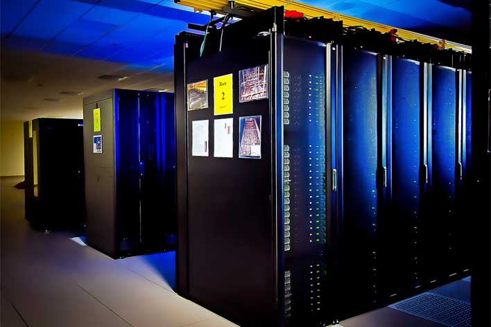 supercomputer racks
