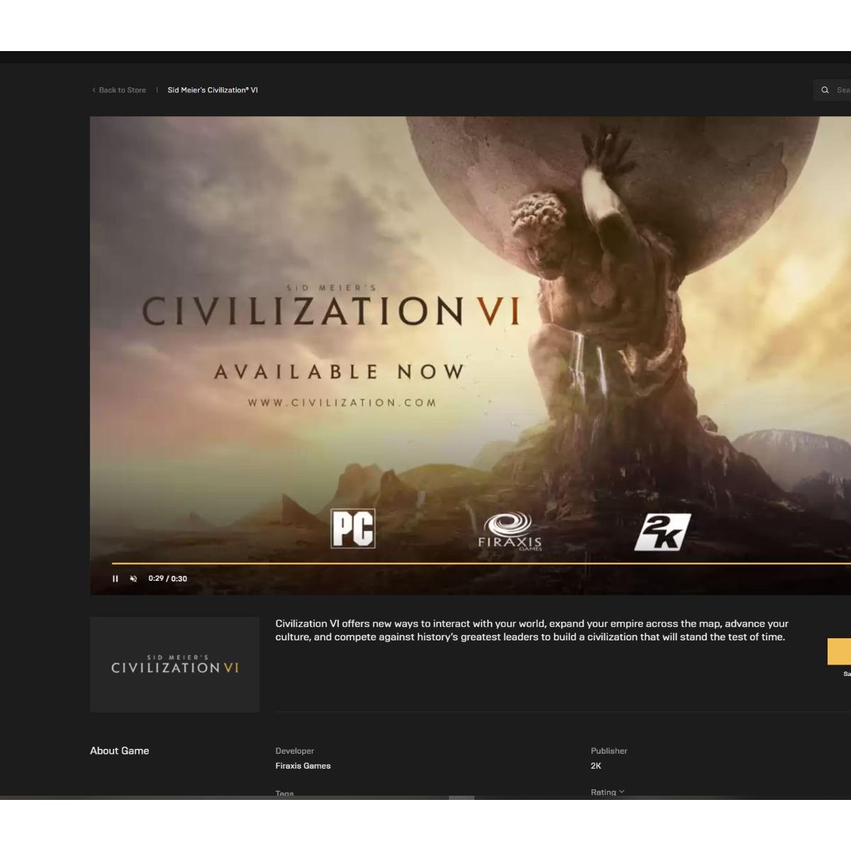 Epic Games Store free games: Civilization VI replacing GTA 5? Download  update time, Gaming, Entertainment