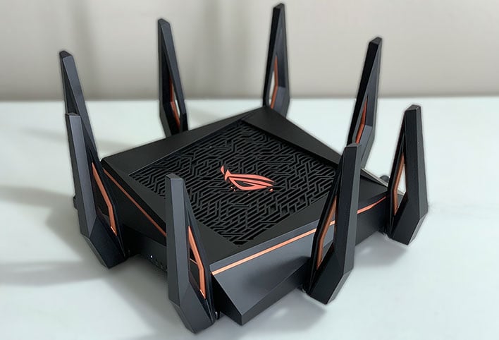 asus rog rapture gt ax11000 angled