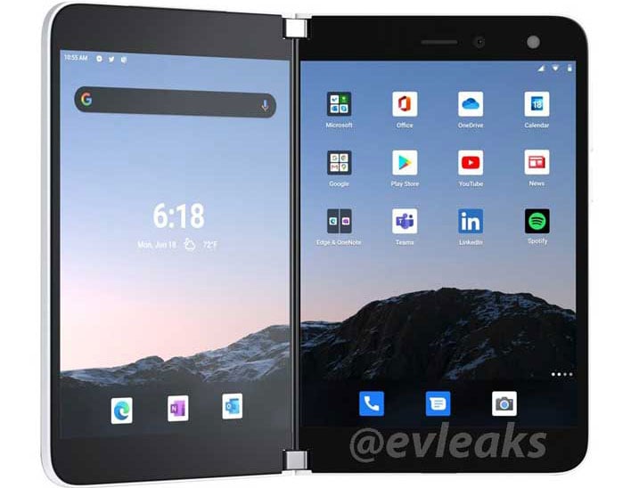 surface duo open leaked image