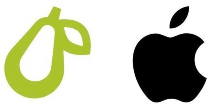 apple pear logos