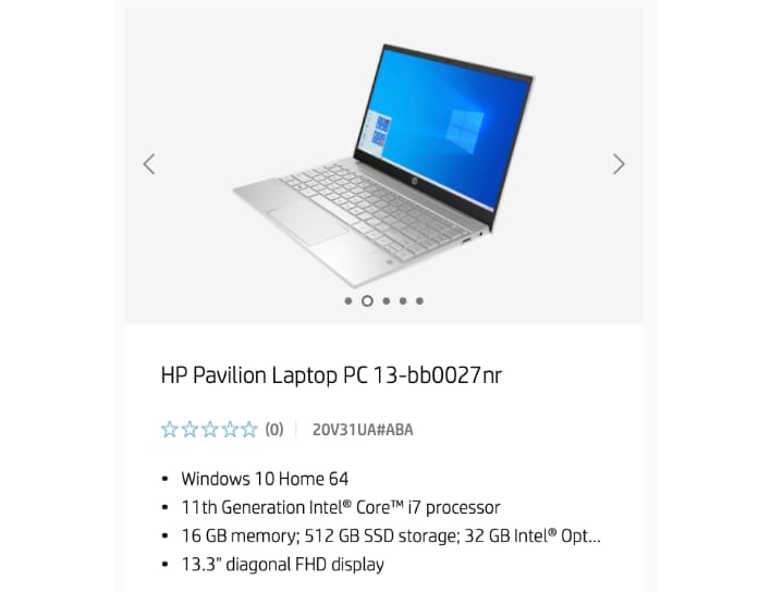 HP Pavilion 13 Laptop Laptop Sneaks Out Early With 11th Gen Intel 
