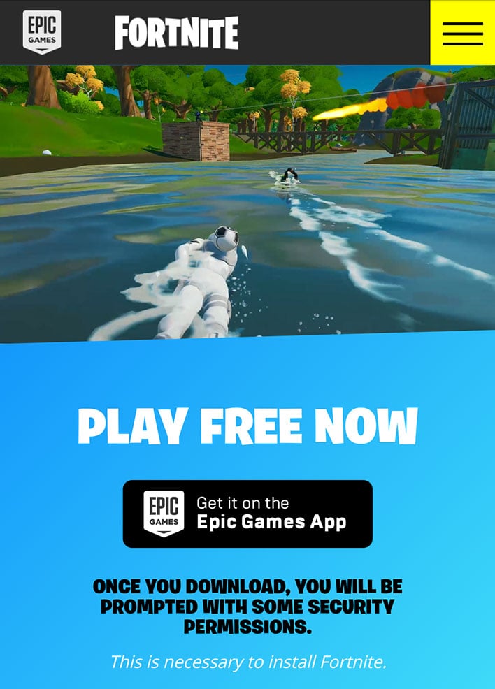 Download Fortnite Epic Games