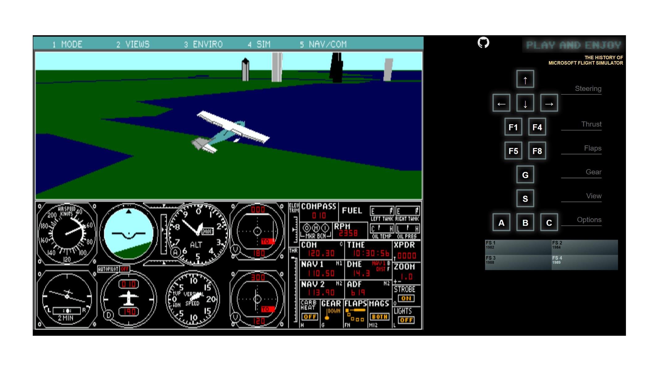 Take Off With These Retro Versions Of Microsoft Flight Simulator