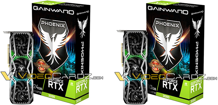 Gainward GeForce RTX 3090 and 3080