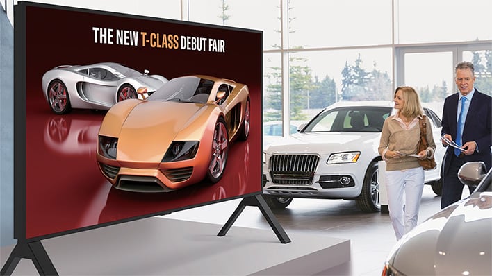 Sharp 8K TV Angled