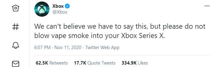 Xbox twitter cross network