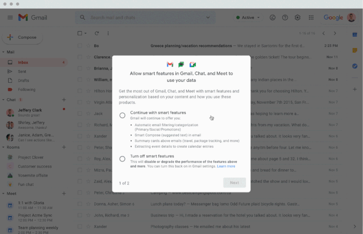 google smart features