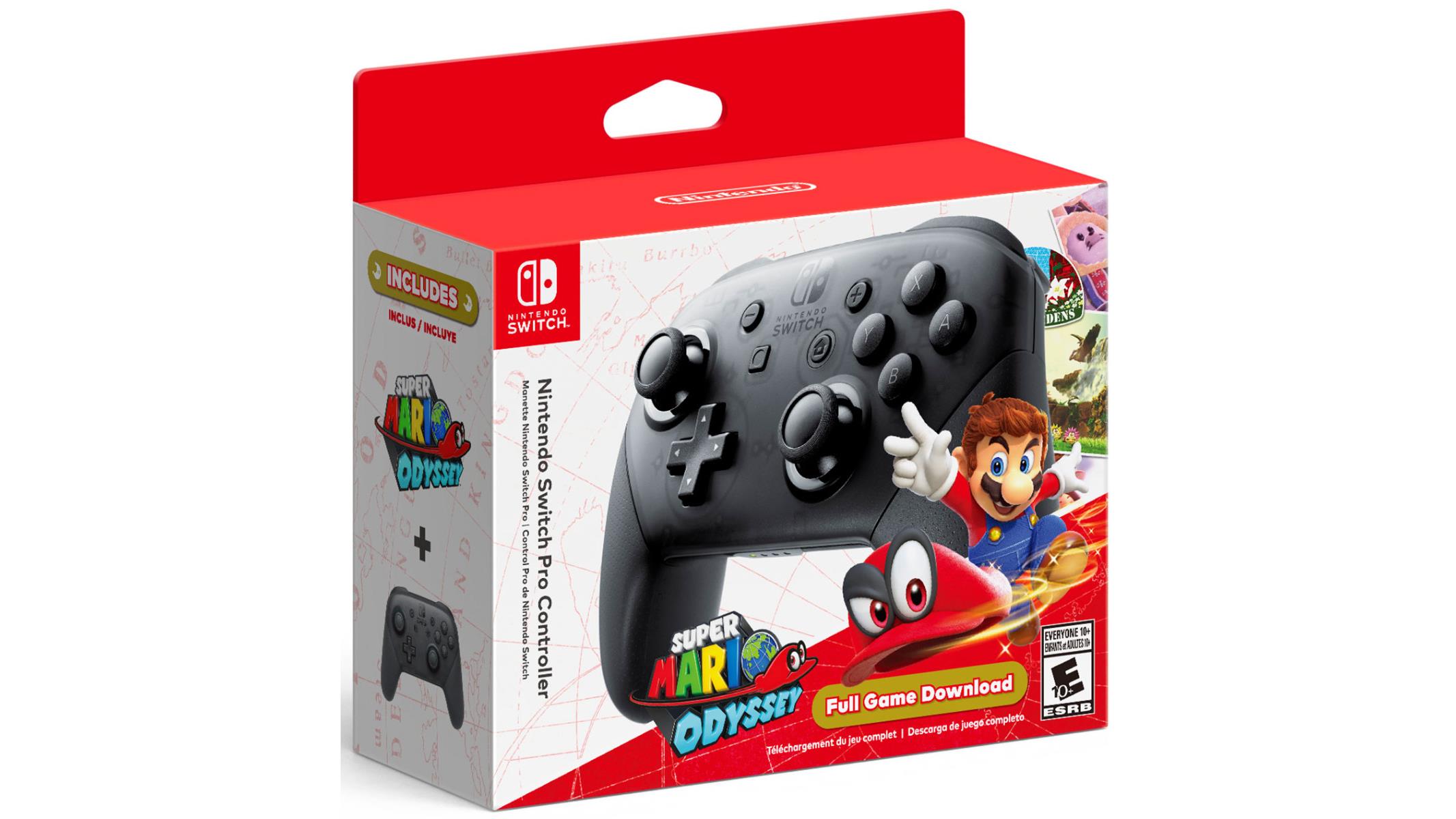 Here Is Where To Get A Nintendo Switch Pro Controller And Super Mario  Odyssey For Just $69
