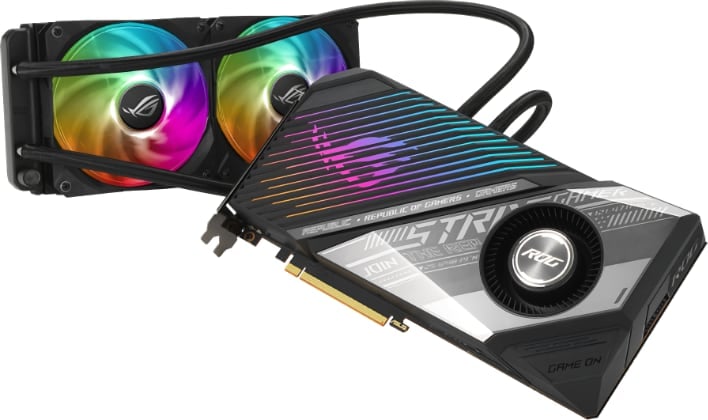 ASUS ROG Strix LC Radeon RX 6900 XT Delivers Liquid-Cooled Big