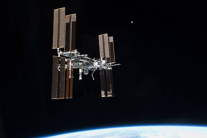 international space station side nasa